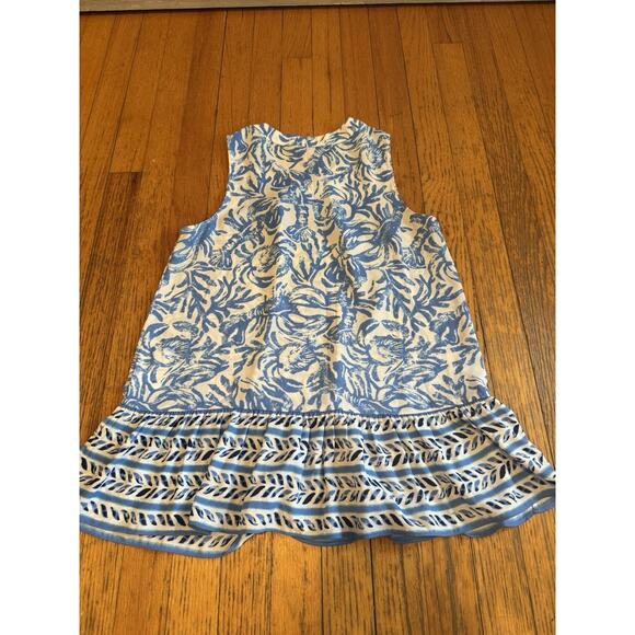 Lilly Pulitzer Gramercy Top On a Roll Engineered Lobster Blue Size XS - Picture 7 of 7